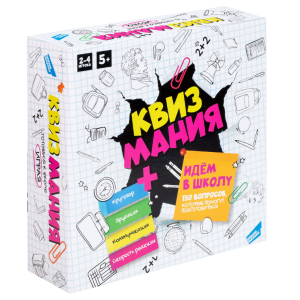 Игра настольная Dream Makers Квизмания. Идем в школу
