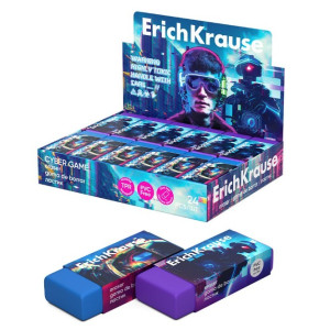 Ластик ErichKrause Cyber Game - 51*21*11мм