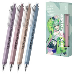 Ручка шариковая автоматическая ErichKrause Essential Matic Manga - 0,7 мм - Синяя Ручка шариковая автоматическая ErichKrause Essential Matic Manga - 0,7 мм - Синяя