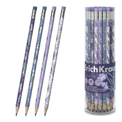 Карандаш ErichKrause Lavender - Чернографитный - HB - С ластиком - Заточен