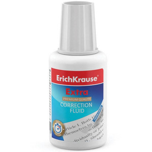 Корректор жидкий ErichKrause - 20 мл - С кисточкой