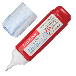 Корректор-ручка ErichKrause Arctic White - 12 мл - Металлический наконечник