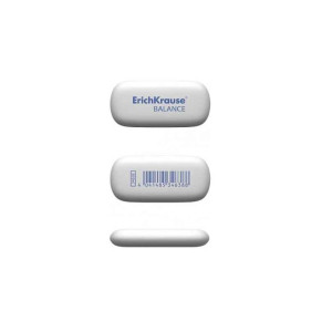 Ластик ErichKrause Balance - 40 *28 *12 мм - Белый