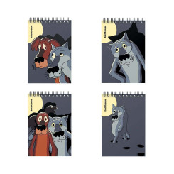 Книжка записная ErichKrause Жил-Был Пес - А6 - 80 листов - Клетка