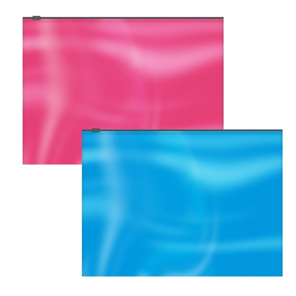 Папка-конверт на zip-молнии ErichKrause Glossy Bubble Gum - А4 - Ассорти Папка-конверт на zip-молнии ErichKrause Glossy Bubble Gum - А4 - Ассорти