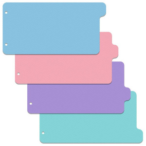 Разделитель листов ErichKrause Diagonal Pastel - 240*120 мм - Пластик - 4 шт