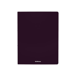 Папка пластиковая ErichKrause Blackberry Marsala арома - 20 файлов - 600 мкм - Ассорти