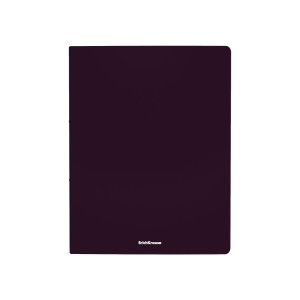 Папка пластиковая ErichKrause Blackberry Marsala арома - 20 файлов - 600 мкм - Ассорти