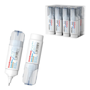 Корректор-ручка ErichKrause Arctic White - 9 мл - Металлический наконечник