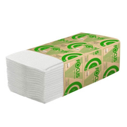 Полотенца бумажные Focus Eco - V-сложение - 250 листов