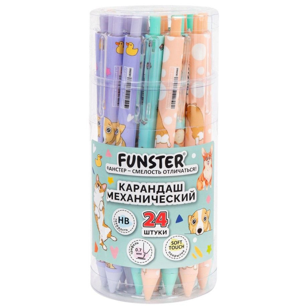 Автокарандаш Funster Corgi - НВ - 0,7 мм Автокарандаш Funster Corgi - НВ - 0,7 мм