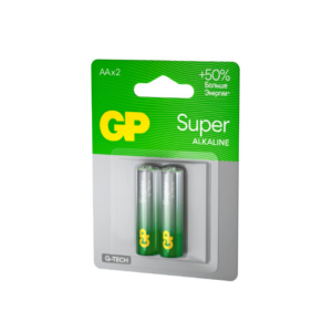 Батарейка алкалиновая GP Super - АА - 1,5V - 2 штуки