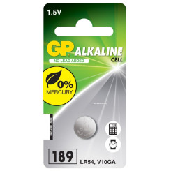 Батарейка алкалиновая 189 GP AG10 - 1.5 V - LR54 - 1 шт
