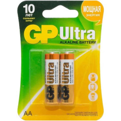 Батарейка алкалиновая GP Ultra - АА - 1,5V - 2 штуки
