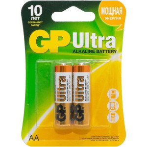 Батарейка алкалиновая GP Ultra - АА - 1,5V - 2 штуки
