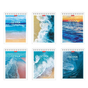 Блокнот Hatber Аквалайф - А6 - На спирали - 40 листов