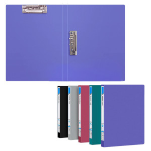 Папка с боковым и верхним зажимом Hua Jie - 18 мм - А4 - 650 мкм - Ассорти