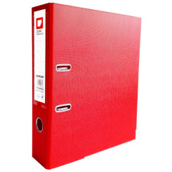 Папка-регистратор Hua Jie - А4 - 75 мм - Красный