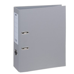 Папка-регистратор Hua Jie - А4 - 75 мм - Серый