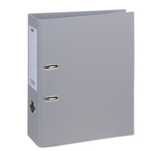 Папка-регистратор Hua Jie - А4 - 75 мм - Серый