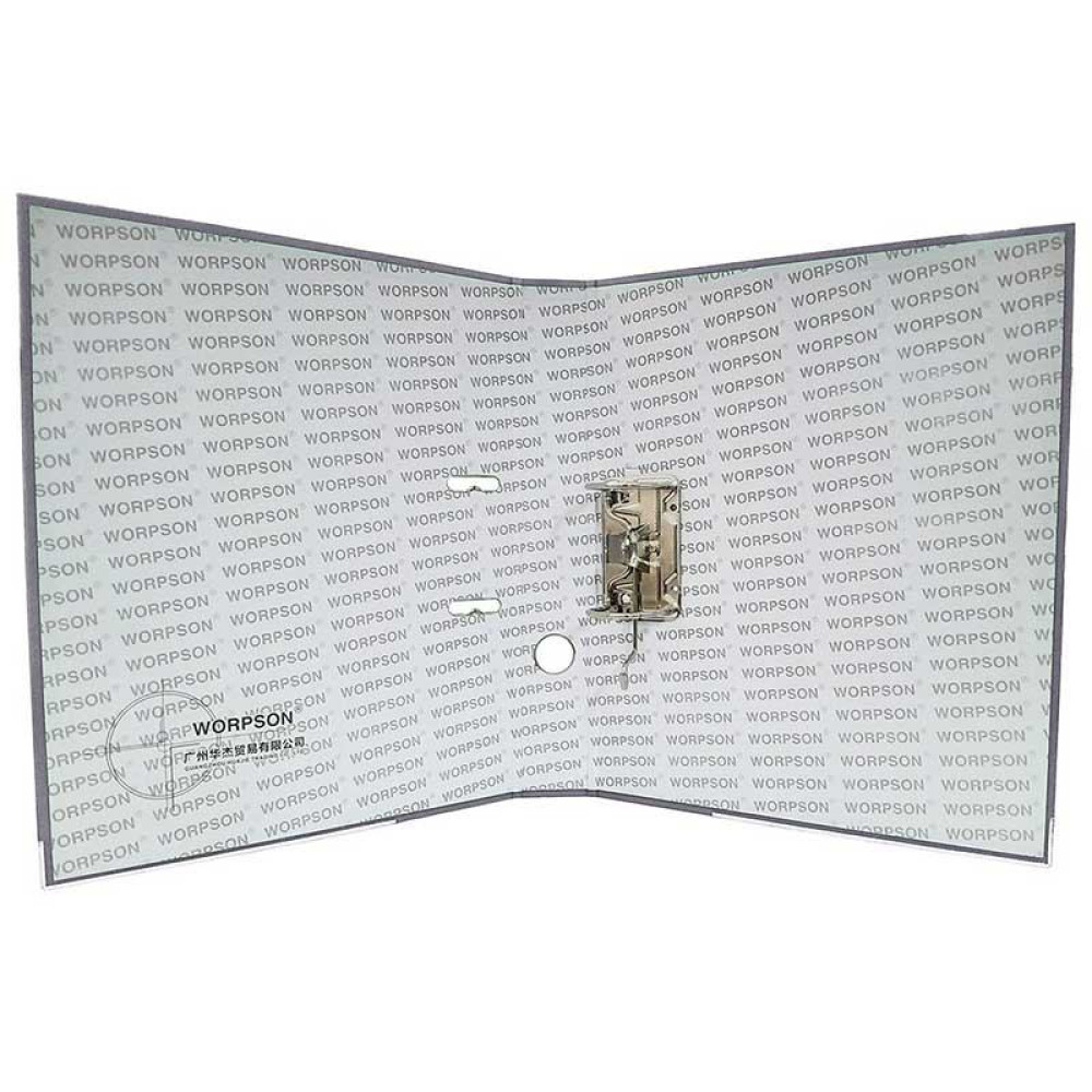 Папка-регистратор Hua Jie - 50 мм - ПВХ - Серая Папка-регистратор Hua Jie - 50 мм - ПВХ - Серая