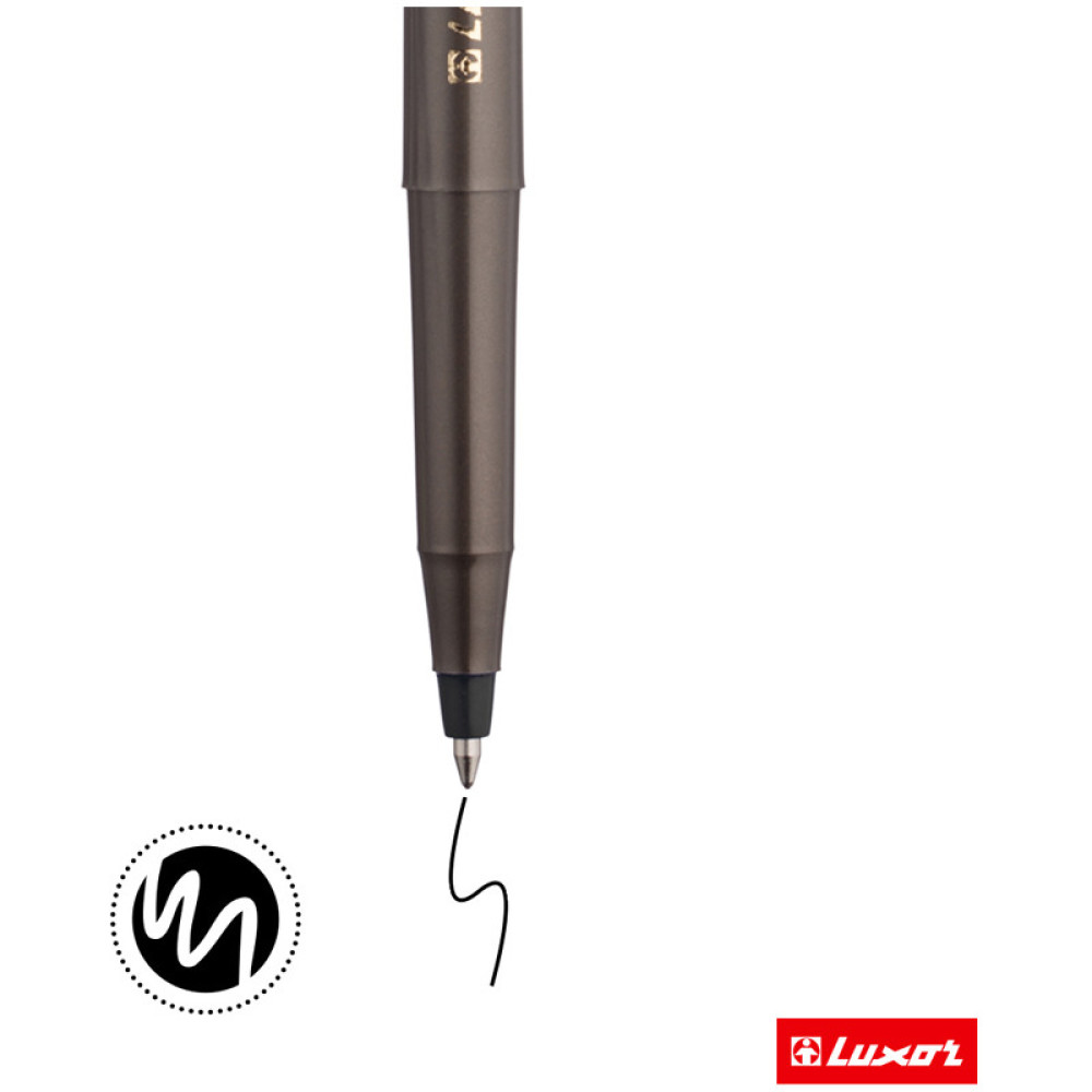 Ручка-роллер Luxor - 0,7 мм - Черная Ручка-роллер Luxor - 0,7 мм - Черная
