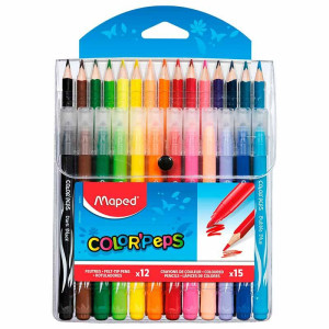 Набор для творчества Maped Color'Peps Kit - 12 фломастеров - 15 карандашей