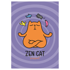Обложка для паспорта Meshu ZenCat - ПВХ