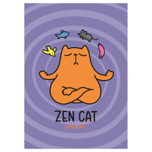 Обложка для паспорта Meshu ZenCat - ПВХ