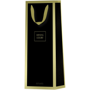 Пакет подарочный Meshu Black - 12*36*8,5 см