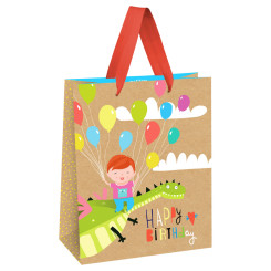Пакет подарочный Meshu Happy Birthday. Dragon - 18*23*10 см Пакет подарочный Meshu Happy Birthday. Dragon - 18*23*10 см