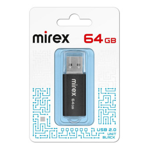 USB-флеш-накопитель Mirex Unit Black - 64 Gb