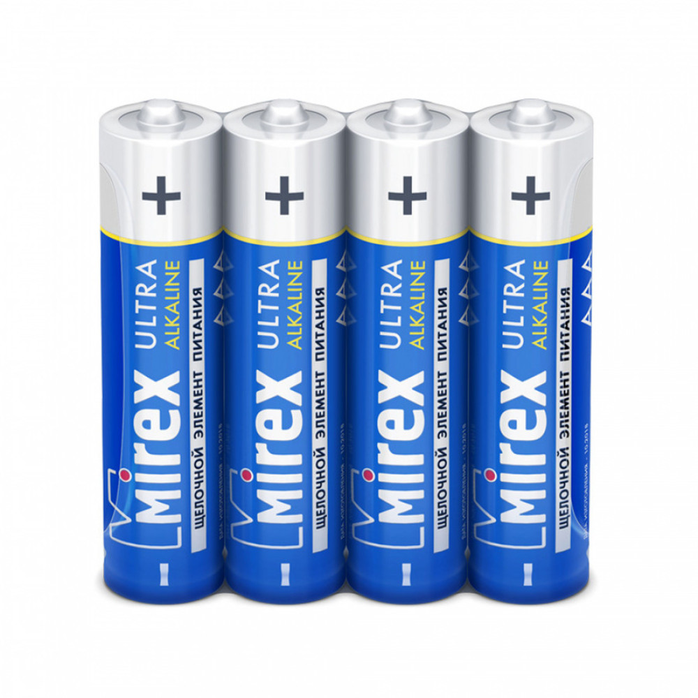 Батарейка алкалиновая Mirex - ААА - 1,5 V - LR03 - 1 шт Батарейка алкалиновая Mirex - ААА - 1,5 V - LR03 - 1 шт