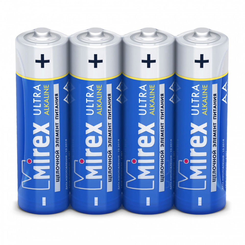 Батарейка алкалиновая Mirex - АА - 1,5 V - LR6 - 1 шт Батарейка алкалиновая Mirex - АА - 1,5 V - LR6 - 1 шт