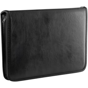 Папка деловая на молнии OfficeSpace Venezia - Кожзам - Черная