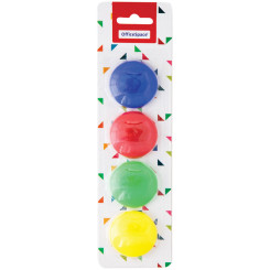 Магниты для доски OfficeSpace - 40 мм - 4 шт Магниты для доски OfficeSpace - 40 мм - 4 шт