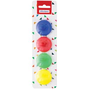 Магниты для доски OfficeSpace - 40 мм - 4 шт