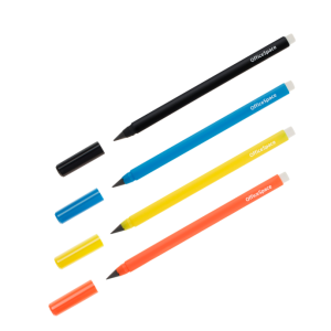 Карандаш OfficeSpace Endless line - Чернографитный - HB - С ластиком