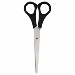 Ножницы OfficeSpace - 200 мм - Черные - Чехол