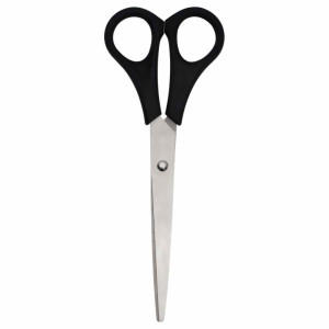 Ножницы OfficeSpace - 200 мм - Черные - Чехол