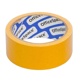 Скотч двусторонний OfficeSpace - Полипропиленовая основа - 38 мм*10 м - Белый