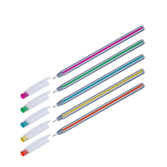 Ручка шариковая OfficeSpace Magic stripe - 0,6 мм - Синяя