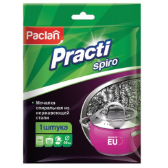 Губка для посуды металлическая Paclan Practi Spiro - 1шт Губка для посуды металлическая Paclan Practi Spiro - 1шт