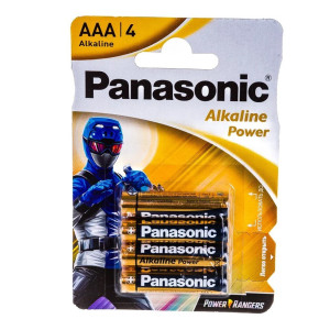 Батарейки алкалиновые Panasonic Standard -  LR03 - ААА - 1,5V - 4 штуки
