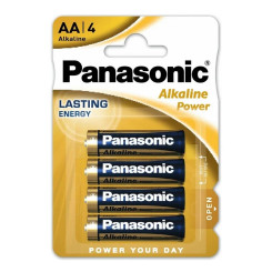 Батарейка алкалиновая Panasonic - АА - 1,5 V - LR6 - 4 шт