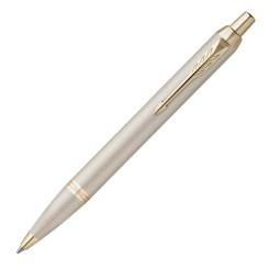 Ручка шариковая подарочная Parker IM Professionals Monochrome Champagne - 1мм - Синяя
