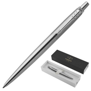 Авторучка шариковая Parker Jotter Core Stainless Steel CT - Синяя