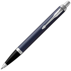 Ручка шариковая подарочная Parker IM Matte Blue CT - Синяя - 0,7мм