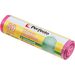 Пакеты для мусора Perfecto Linea Formula - 14 мкм - 60 литров - 20 штук
