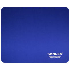 Коврик для мыши Sonnen Blue - 220*180*3 мм  - Синий